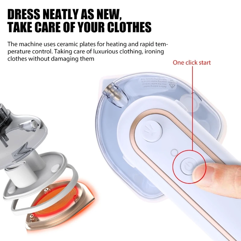 USB Rechargeable Garment Steamers Hangings Ironing For Travel Home 160W Dropshipping 3