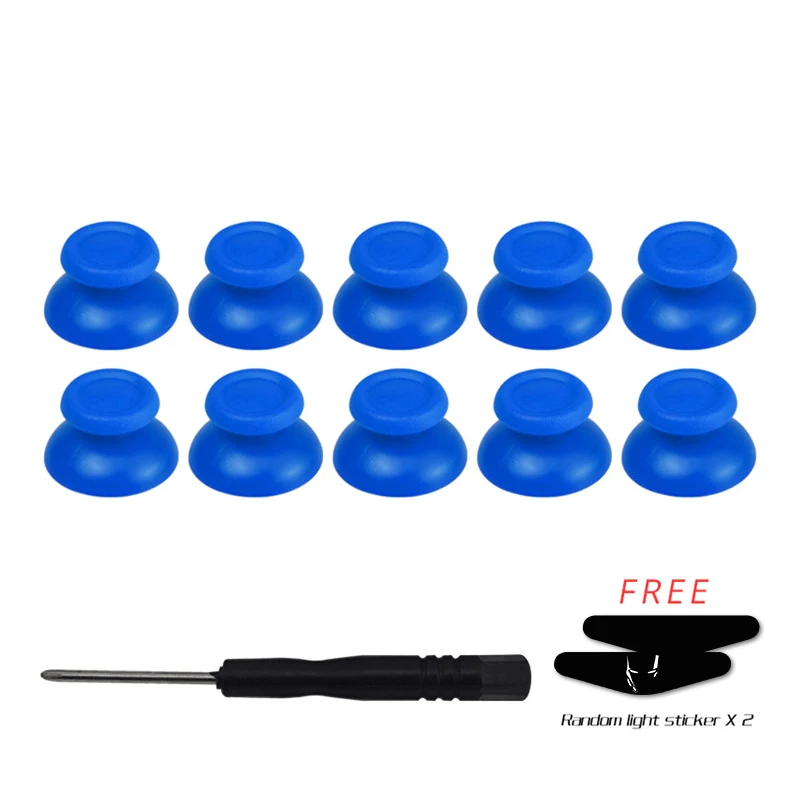 Data Frog 10pcs Replacement Joystick Thumb sticks For PS4 Controller Analog Joystick Button For Sony PS4 Joystick Button 