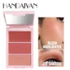 3 in 1 Waterproof Eyeshadow Highlight Bronzer Cheek Blush Palette 1