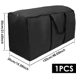 Waterproof Anti-UV Outdoor Storage Bag for Garden Furniture and Christmas Trees, Durable Rip-Proof Oxford Fabric (M)
