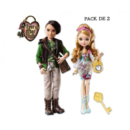 Ever After High Ashlynn Ella and Hunter Huntsman Fashion Doll, 2-Pack