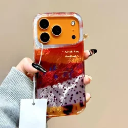 Luxury Leopard Print Ripple Eagle Case with Four - Color Splicing Tiger Pattern - iPhone 11 (Leopard Print)