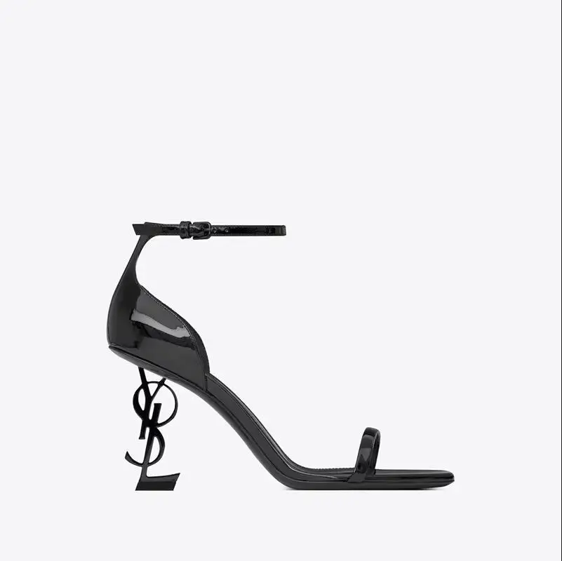 Women's Sandals Fashion Open Toe Square Toe Women's Shoes Summer New Casual Brand Design Special Shaped Heel Women's High Heels
