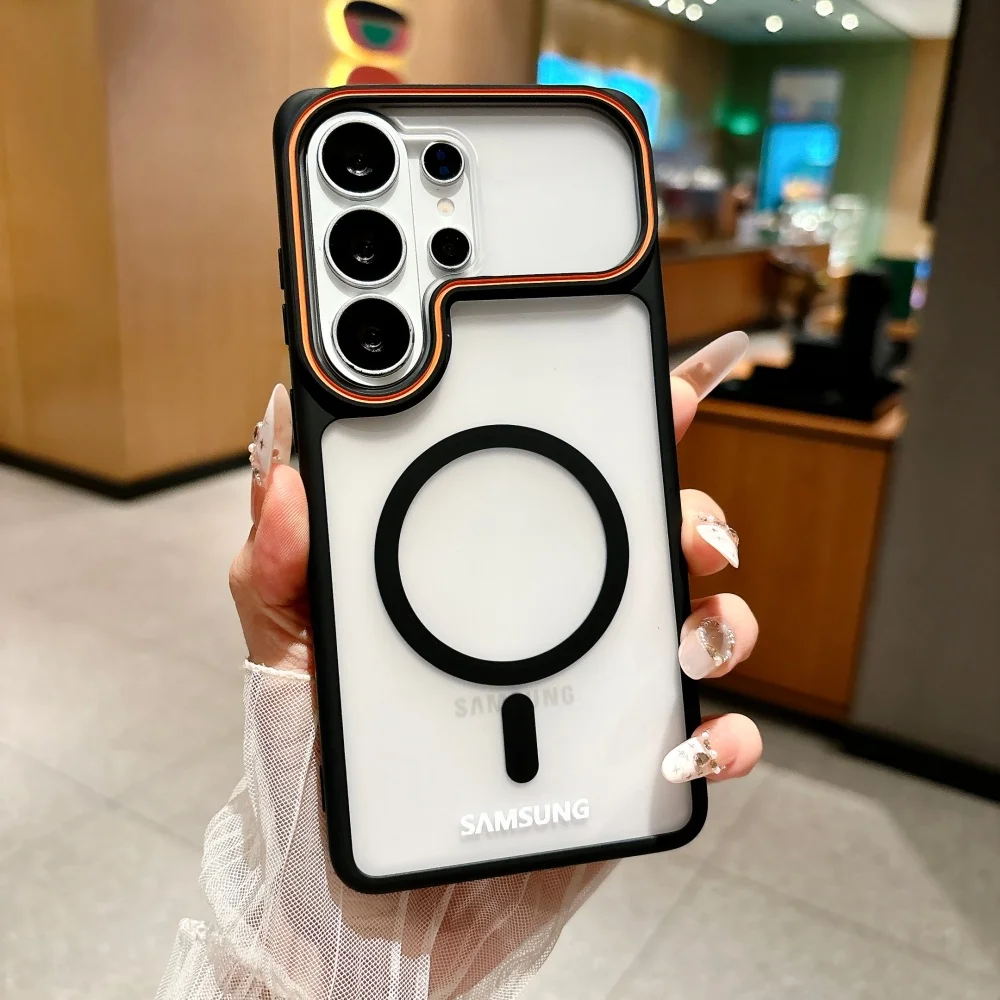Luxury Matte Transparent Magnetic Phone Case - Shockproof & Magsafe-Compatible Cover