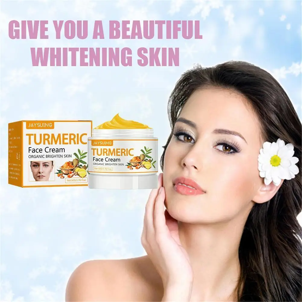 Turmeric Vitamin C Face cream Remove Dark Spots Whitening Skin Anti