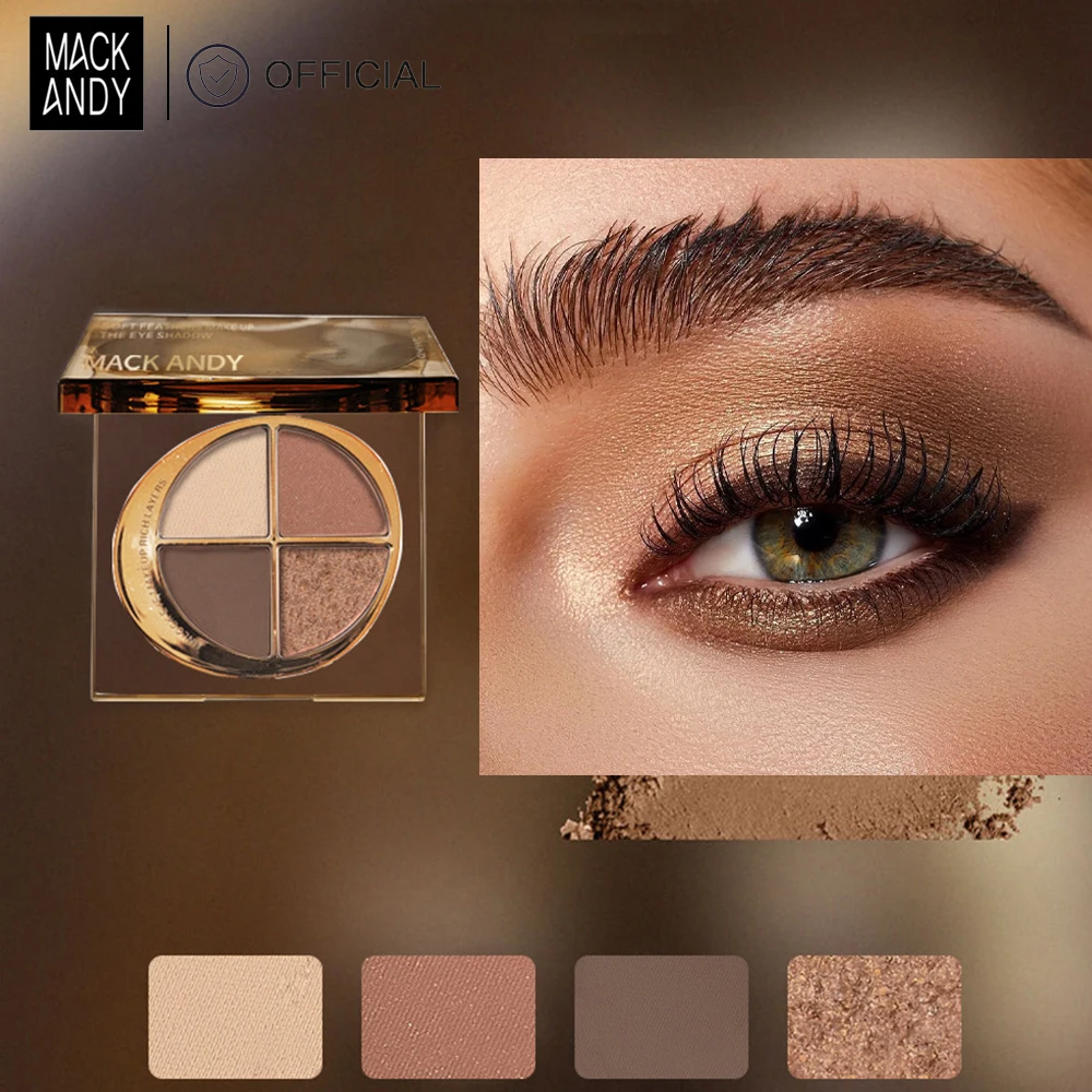 8 color natural eye shado lasting pearlescent eye... 4 Colors Pearlescent Eye Shadow Palette Natural Shimmer Matte Nudes ...
