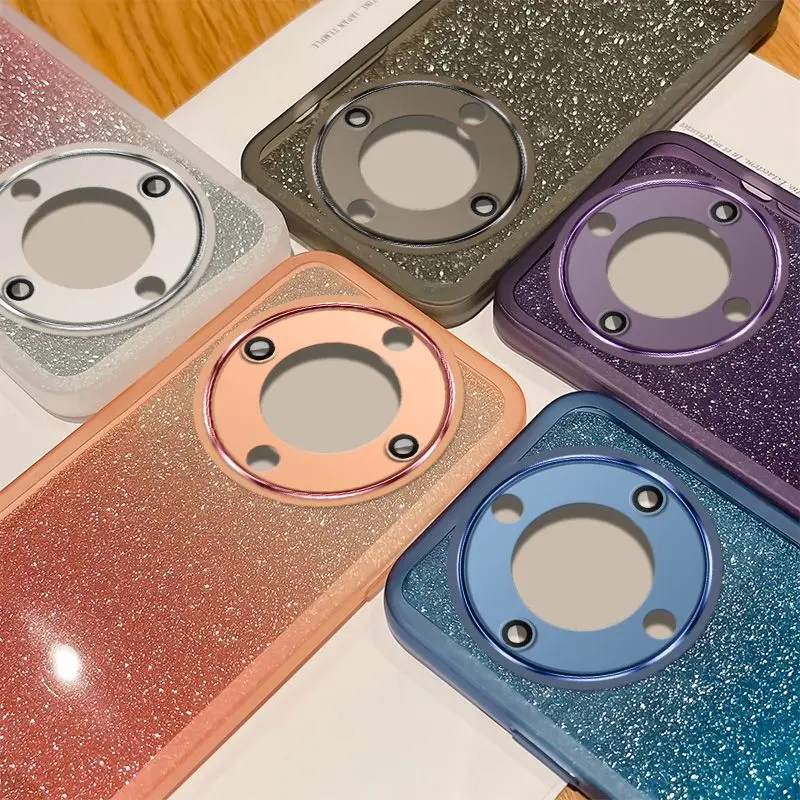 Honor Lite Soft TPU Glitzerlinse Schutzhülle für Huawei Honor Magic 5 4 Pro_voghion.com