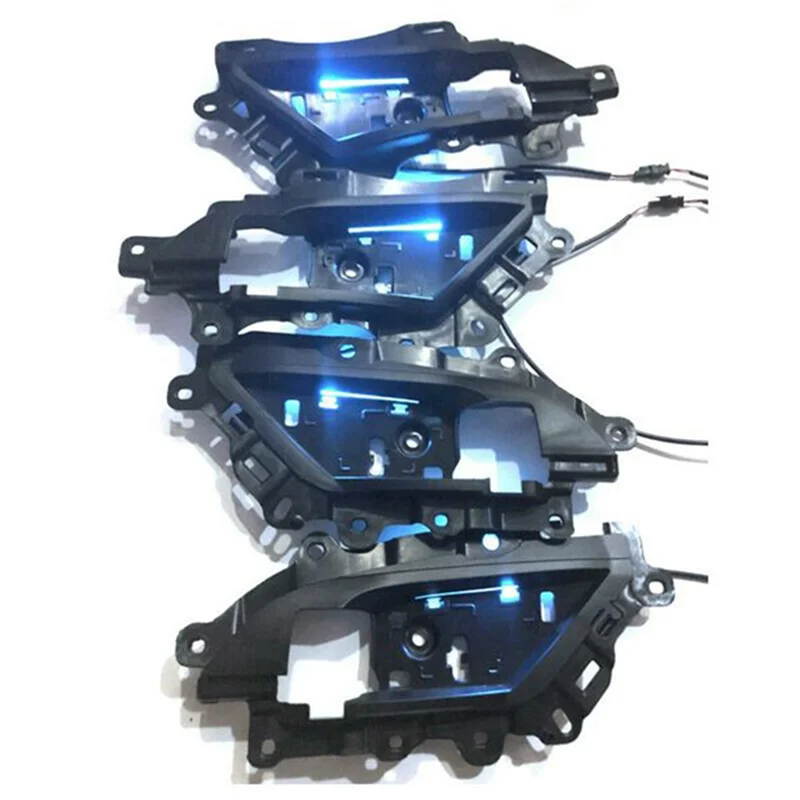 

Car Interior LED Decorative Light Door Interior Atmosphere Light Ice Blue for Toyota Camry 2018-2021