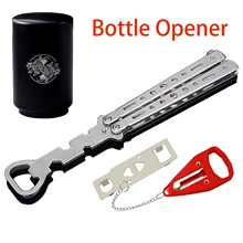 

Beer Bottle Opener,Magnet Beer Opener,Stainless Steel Push Down Opener Wine Beer Soda Cap Opener Kitchen Accessories