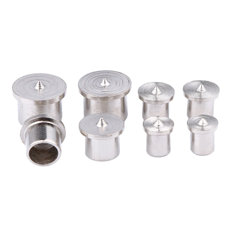 Wood Pin Locator 8PCS Woodworking Panel Furniture Tenon Positioning Carpentry Log Dowel Tip Roundwood Rabbet DIY Center Punching