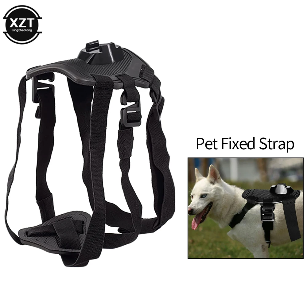 

Pet Dog Harness Elastic Band Back Chest Strap Belt Mount for GoPro Hero 9 8 7 6 5 SJCAM insta 360 Yi 4k Sport Camera Accessories