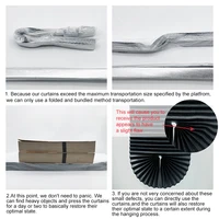 Self-Adhesive Pleated Blind High Shading Non-Woven Window Shade Bathroom Kitchen Balcony Zebra Blackout Curtain 6