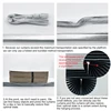 Self-Adhesive Pleated Blind High Shading Non-Woven Window Shade Bathroom Kitchen Balcony Zebra Blackout Curtain 6