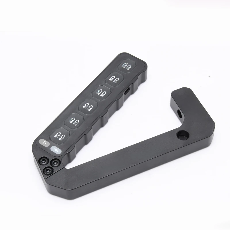 Car A-pillar 6 Gang Handle Switch Wireless Remote Control LED Spotlight Integrated Switch Panel for Jeep Wrangler JK 2007-2018 detail image 5