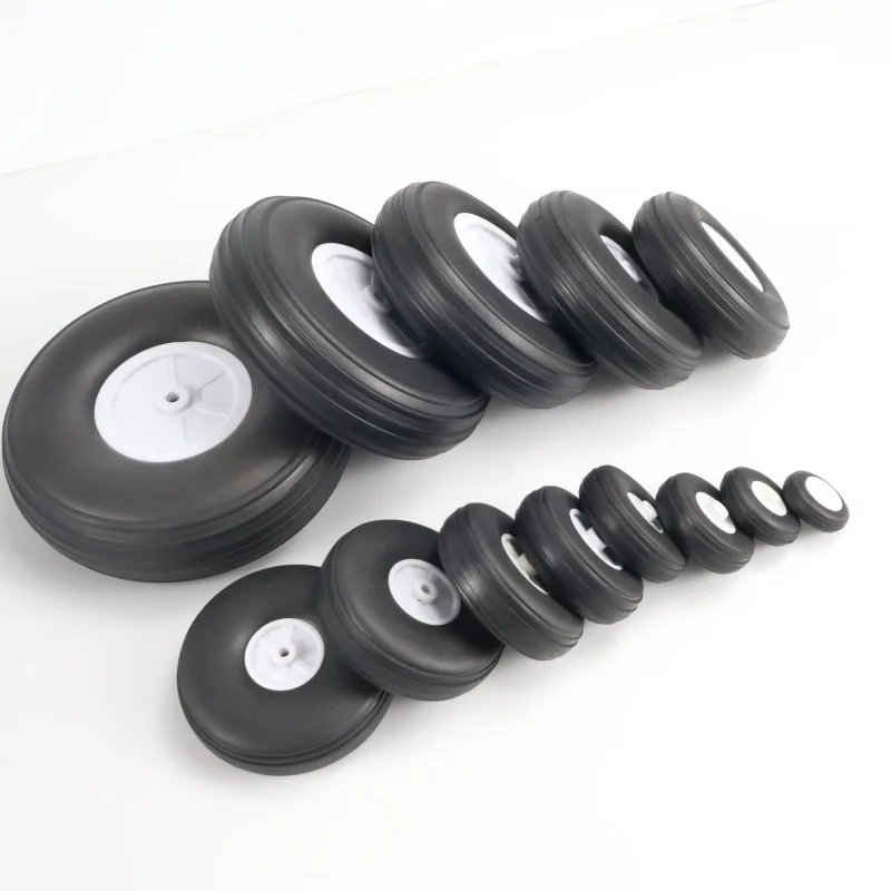 Durable Rubber Wheel for RC and Model Aircrafts - Various Sizes Available