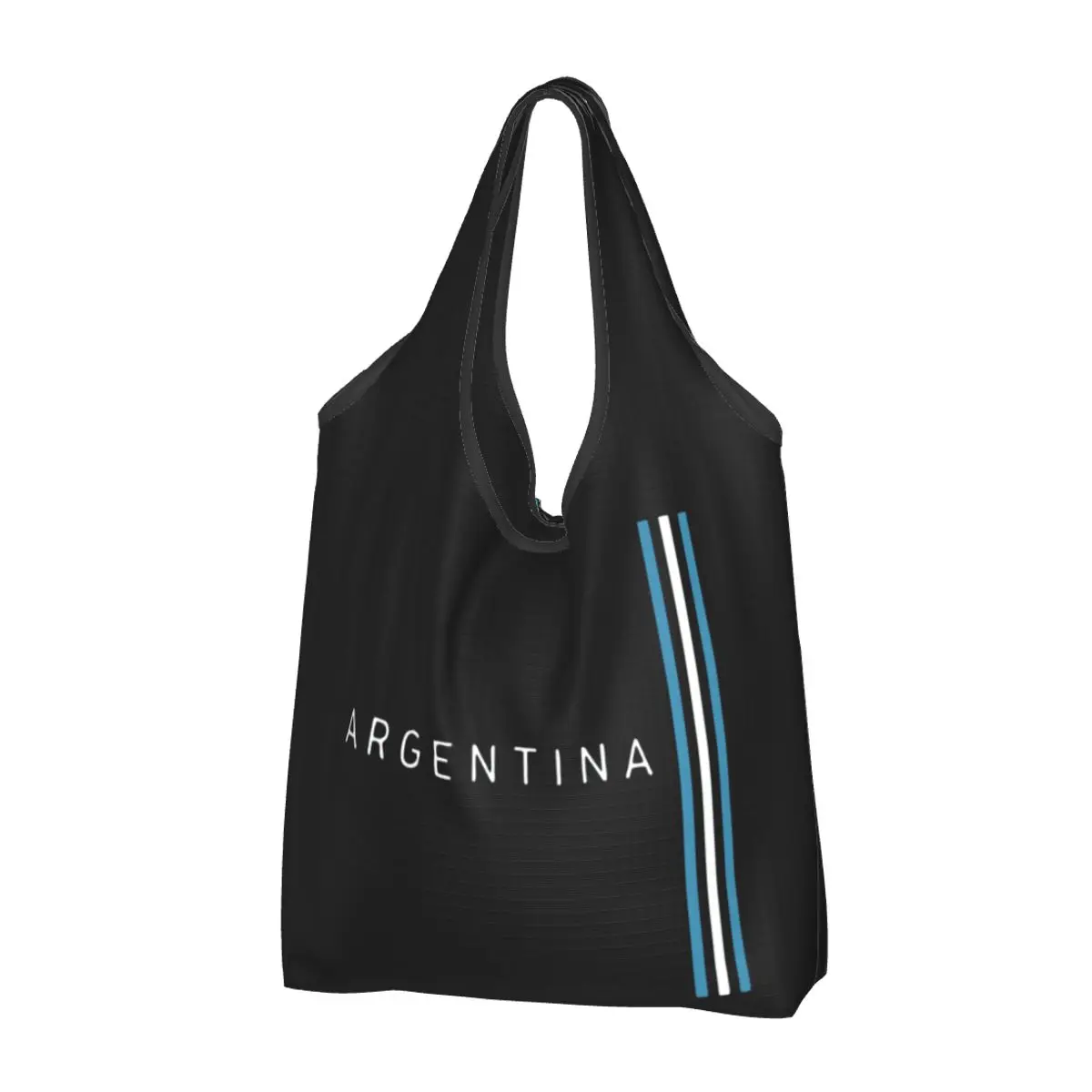 

Large Reusable Argentina Flag Argentine Flag Grocery Bags Recycle Foldable Football Soccer Legend Shopping Eco-Friendly Bag