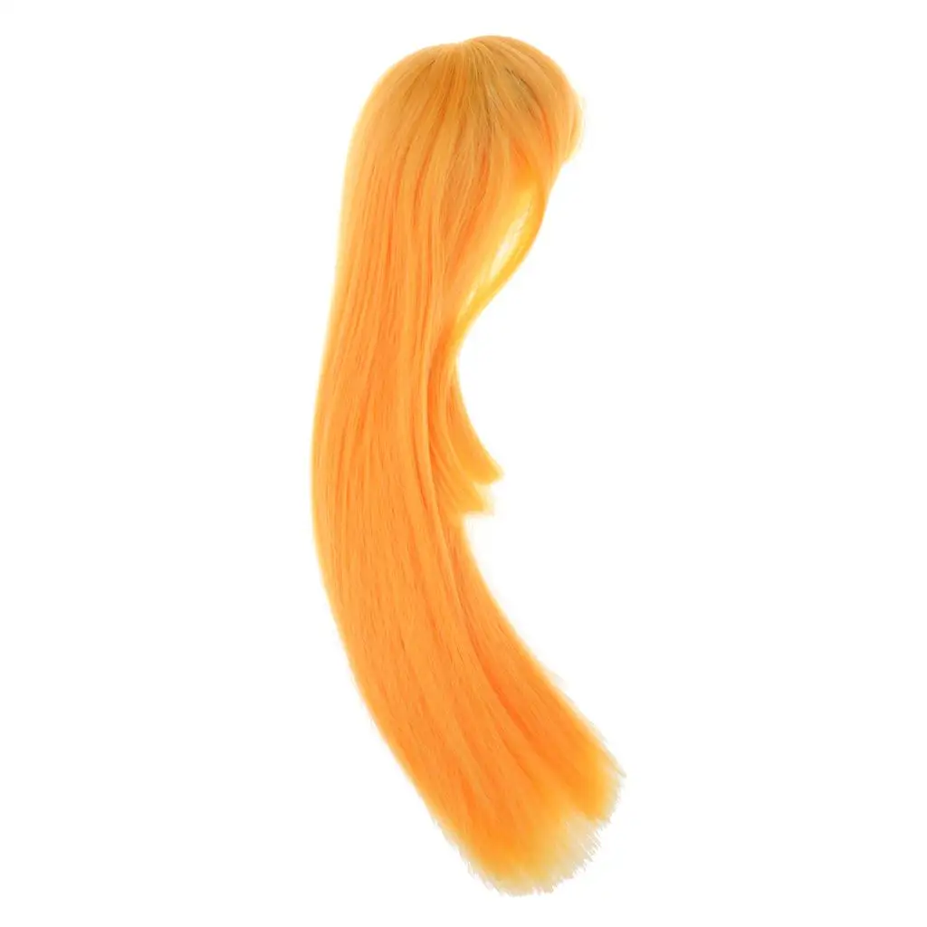 

Straight Hair Wig /3 Night Lolita SD DELF DOT Dollfie Orange