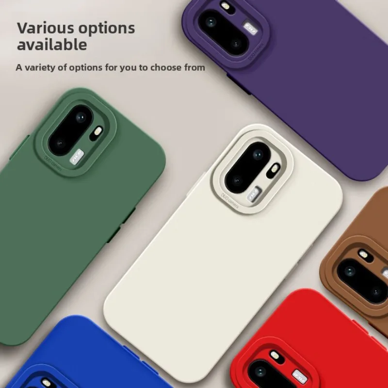 Fashionable Liquid Silicone Shockproof Case with Lens Protection