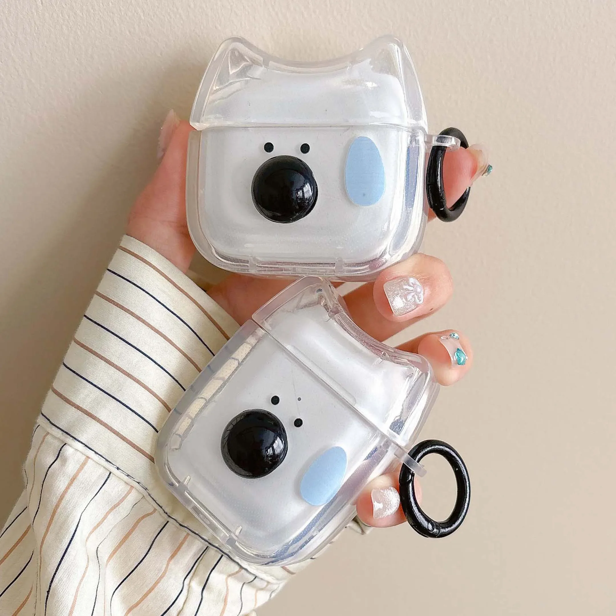 3D Cartoon Puppy Wireless Bluetooth Charging Case