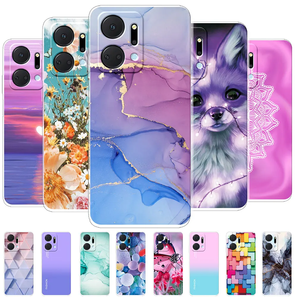 Per Huawei Honor X7A Custodia Honor X7A 6.75 "Cover Clear Soft Custodia In Silicone Fundas Per Huawei Honor X7A 5G Coque Bumper