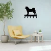 Shiba Inu Dog Key Hooks & Keychain Holder – 6 Inch Wide Wall Hook for Bathroom & Home Decoration – Charming Art Accessory 6