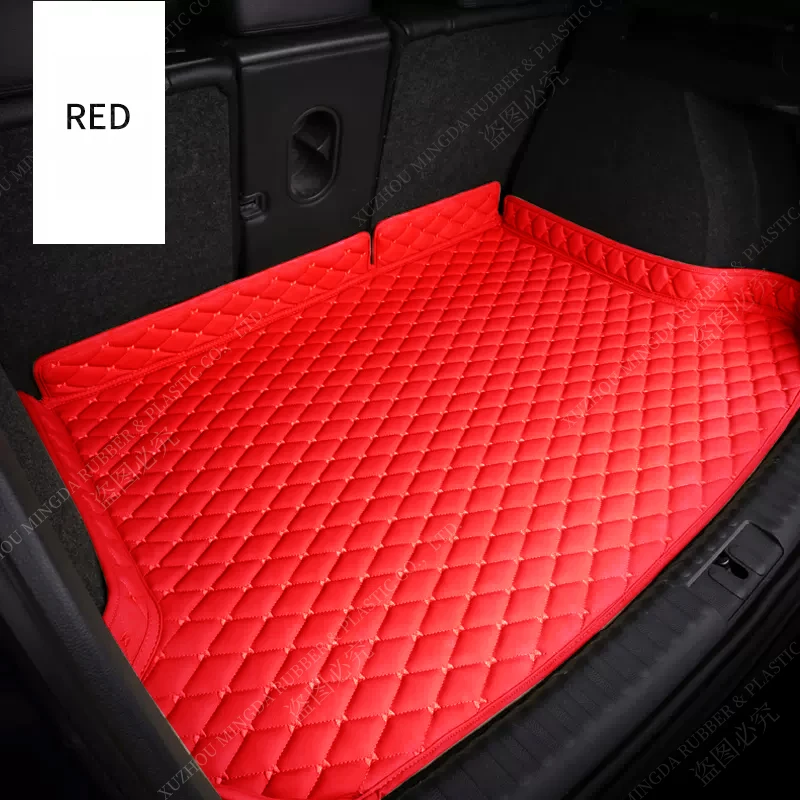 TAAN Custom Car Heck Kofferraum Matte für Audi A8 2018 2019, Cargo Liner Kofferraummatte  Kunstleder Teppiche Matte,Red: : Auto & Motorrad