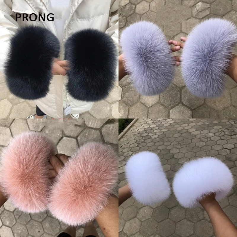 real-fox-fur-cuffs-winter-warm-furry-wrist-cuff-fur-sleeves-for-women-man-coat-wrist-glove-sleeve-arm-cuff-bracelet-wristbands