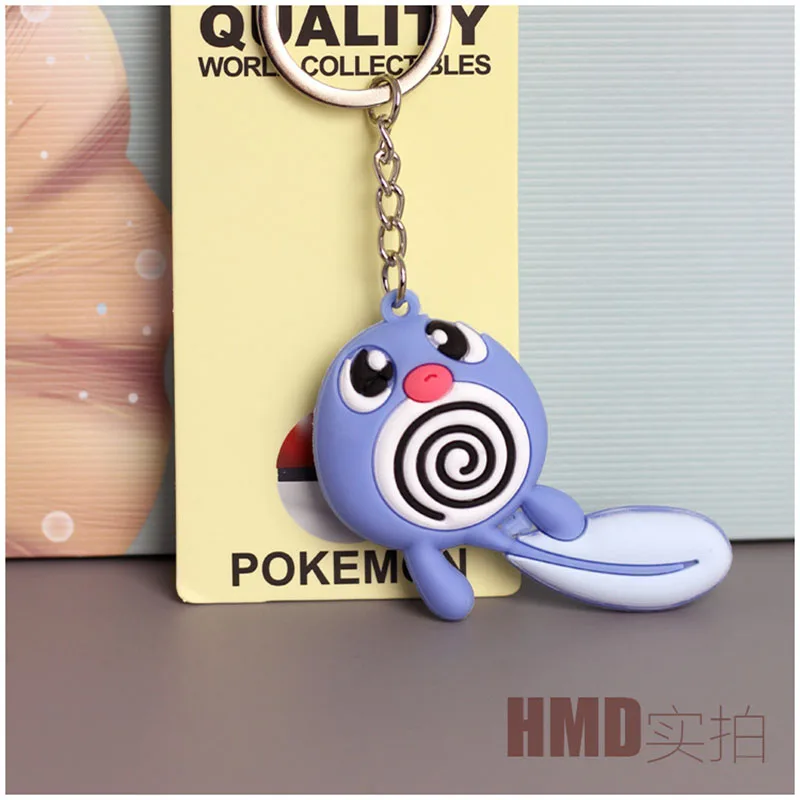 5-7Cm 5 Pz/Lotto Takara Tomy Pokemon Portachiavi Lapras Poliwag Ameria Etch Meowth Giudice Karp Portachiavi Figura Giocattoli Pendenti Per Bambole