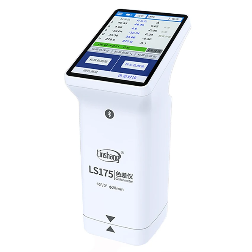 Portable Multifunction Colorimeter Smart Touch Screen Color Difference Tester Car Paint Paper Printing Color Analyzer LS173/175