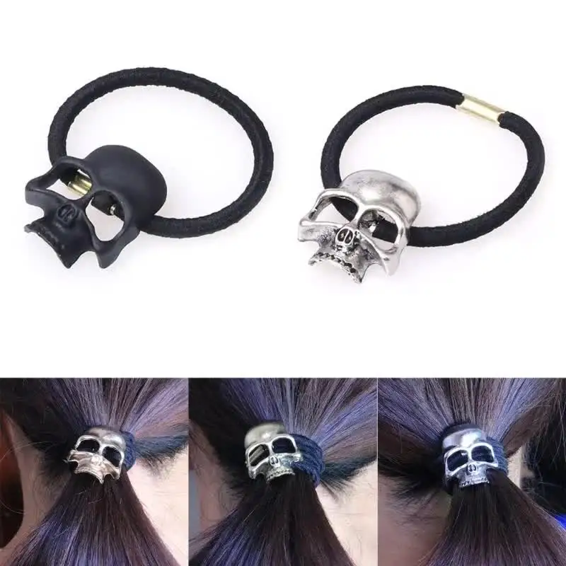 archive Roen skull concho hair tie ヘアゴム Skull Scrunchies Skull Hair Tie Skull Elastic Bands Halloween
