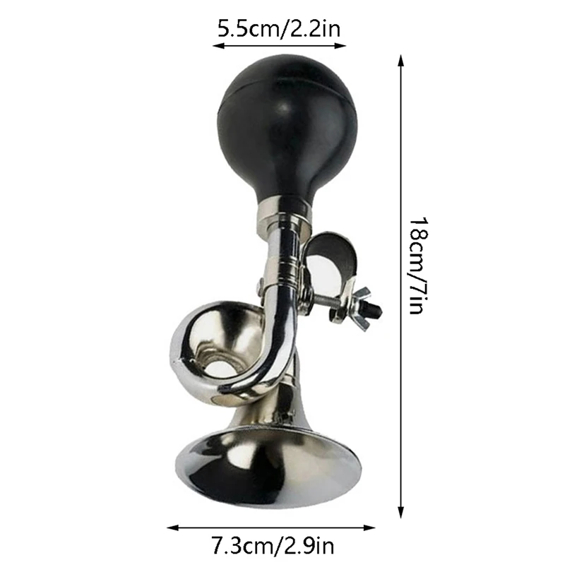 ã€”ZYAFã€•Bicycle Snail Air Horn Loud Full Mouthed Bicycle Cycle Bike Retro Bugle Trumpet Bell Mountain Bike Riding  Accessories