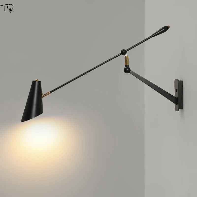 Luxury Industrial Swing Arm Wall Lamp 2