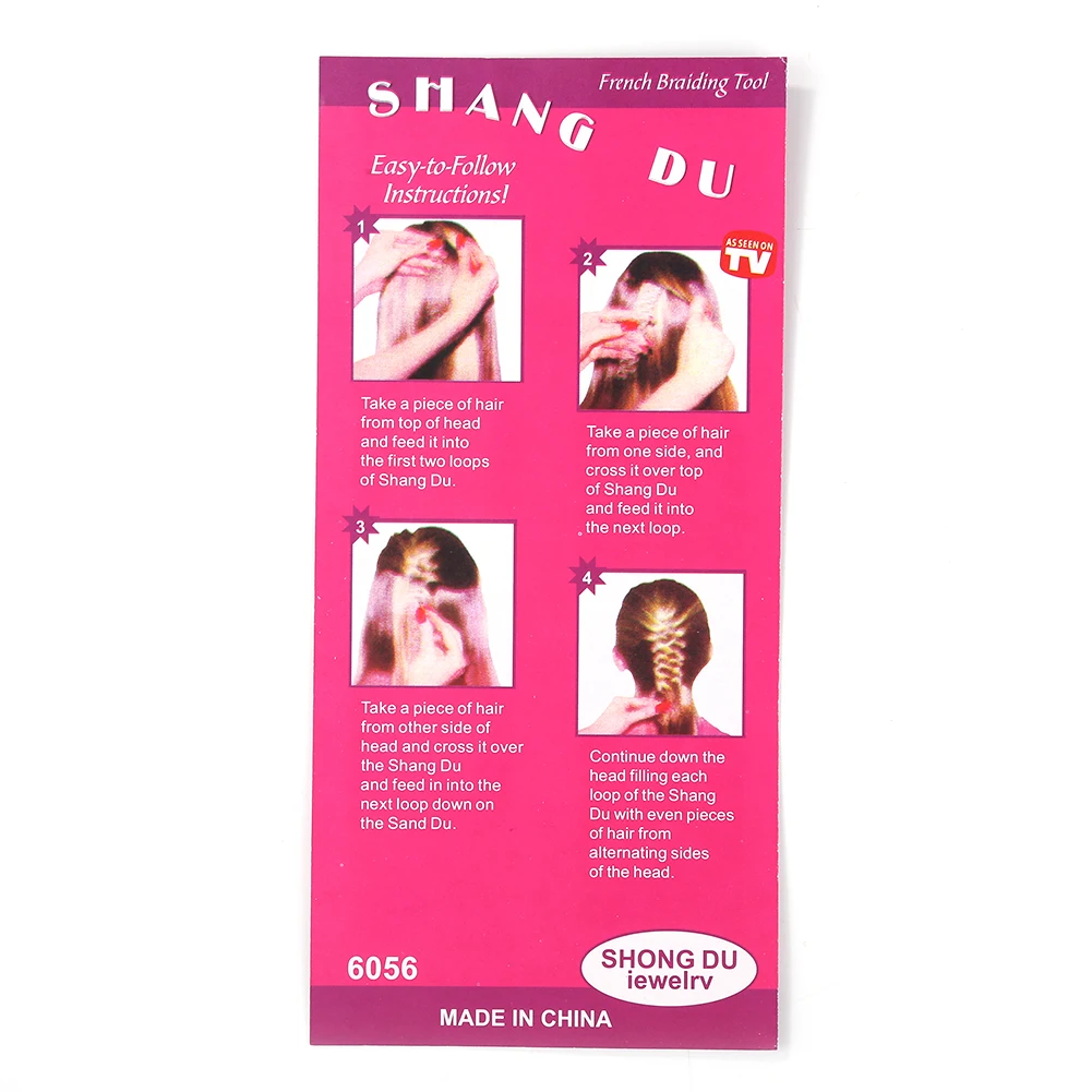 Creative Hair Twist Braider Women Braider Maker Plastic Lady French Braiding Tool Hair Styling Accessories 6