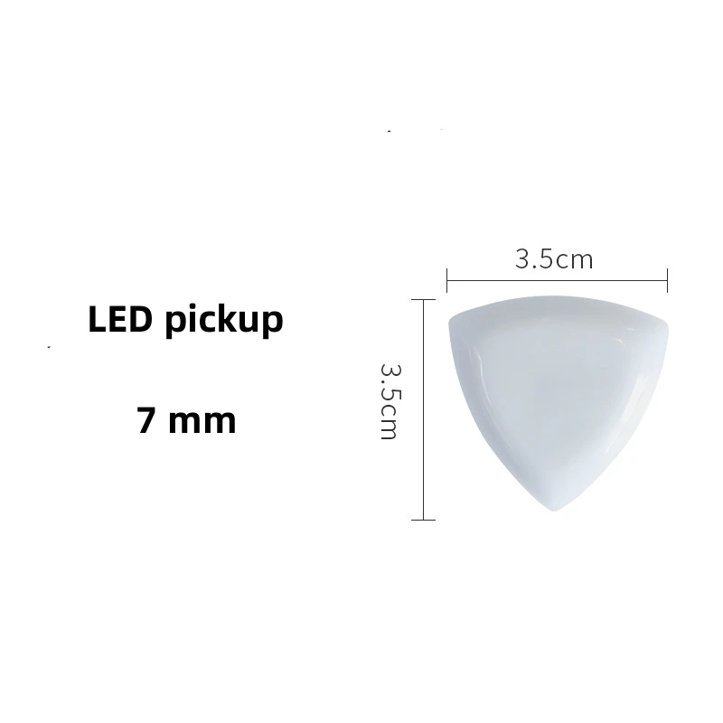 LOOK 3 Colors Guitar Picks 1.0mm/0.8mm/0.6mm Thickness Plastic w/  High-sensitivity LED Light For Acoustic/ Electric Guitar Use - AliExpress