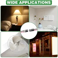 20/30/50/100 Pieces of Locking Plug-In Dual-Wire Led Connectors, 2-Pin 2-Way Universal Compact Cable Connectors - Image 6