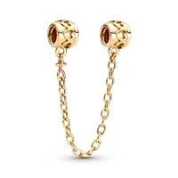 Gold Safety Chain Family Tree Giant Dragon Envelope Charm Beads Fit Original 925 Silver European Bracelet DIY Women Jewelry Gift 2