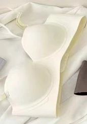 Half Cup Balconette Bra Seamless Support Anti Dropping Lift Petite Chest, Invisible U Back Bralette Non Padded Everyday Lingerie