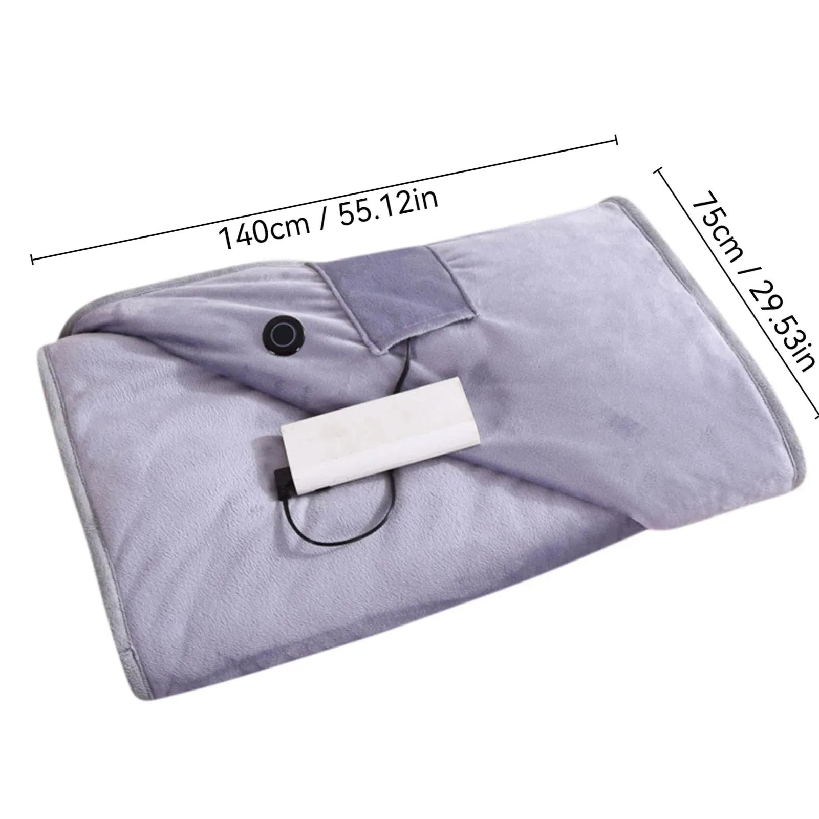 USB Socket 5V Low Voltage Multifunctional Shawl Heating Blanket Warm And Stylish Covers Softy Lightweight Central Heating Pad