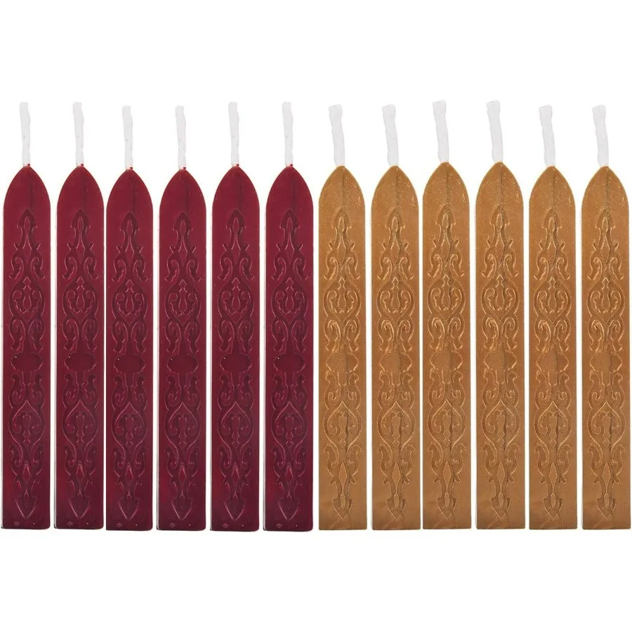 Antique Sealing Wax Sticks Set with Wicks