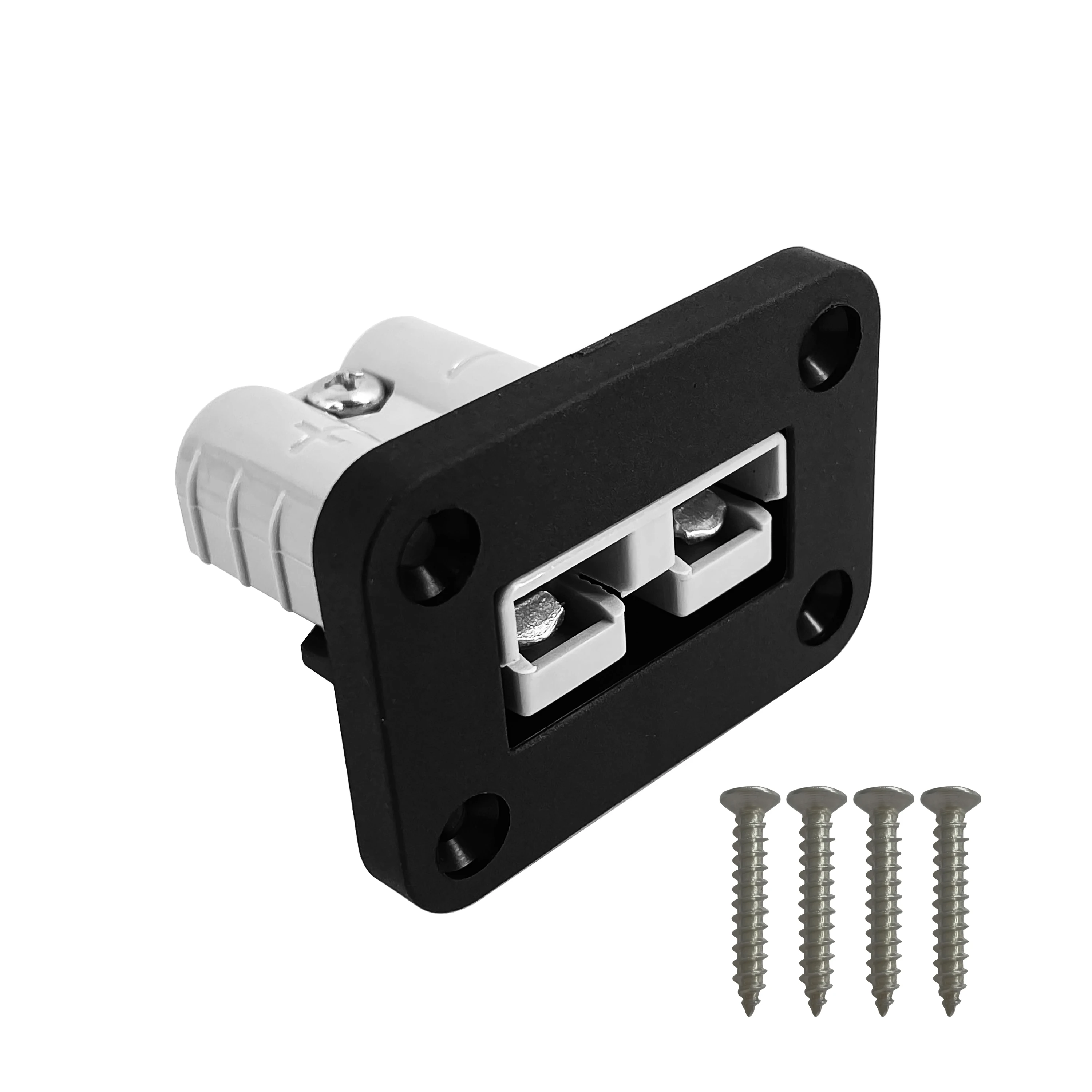 

Anderson Plug Flush Mount 50Amp Mounting Bracket Panel Cover for Caravan Trailer Solar 4x4 Truck Forklift Battery Connector