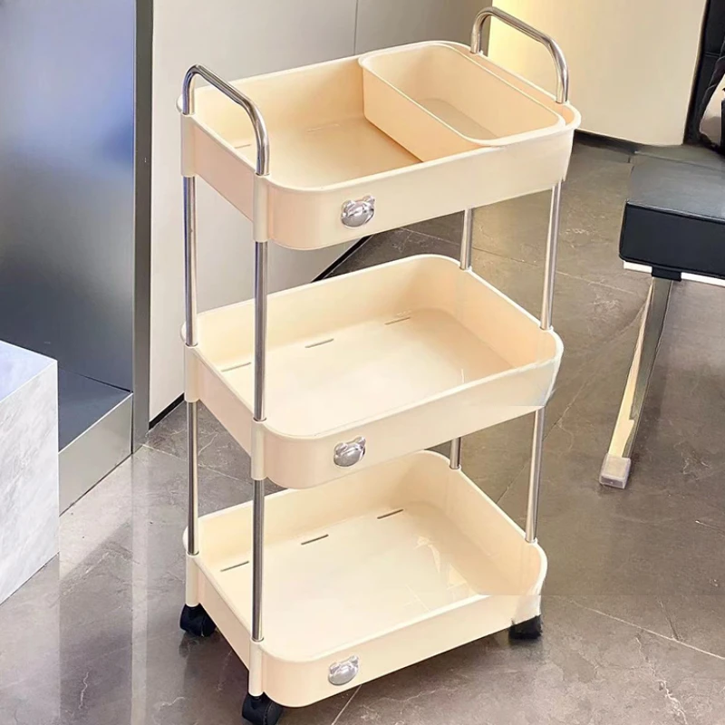 Utility Storage Salon Trolley Barber Beauty Work Lash Salon Trolley Tool Rolling Carrello Portategetti Salon Furniture Rr50St