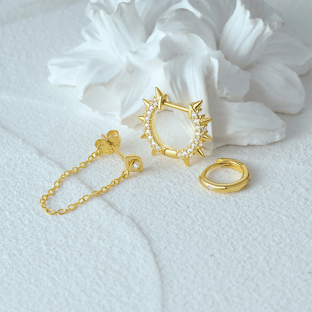 CANNER3PieceSetClassicDevilSEyeEarringsS925SterlingSilver
