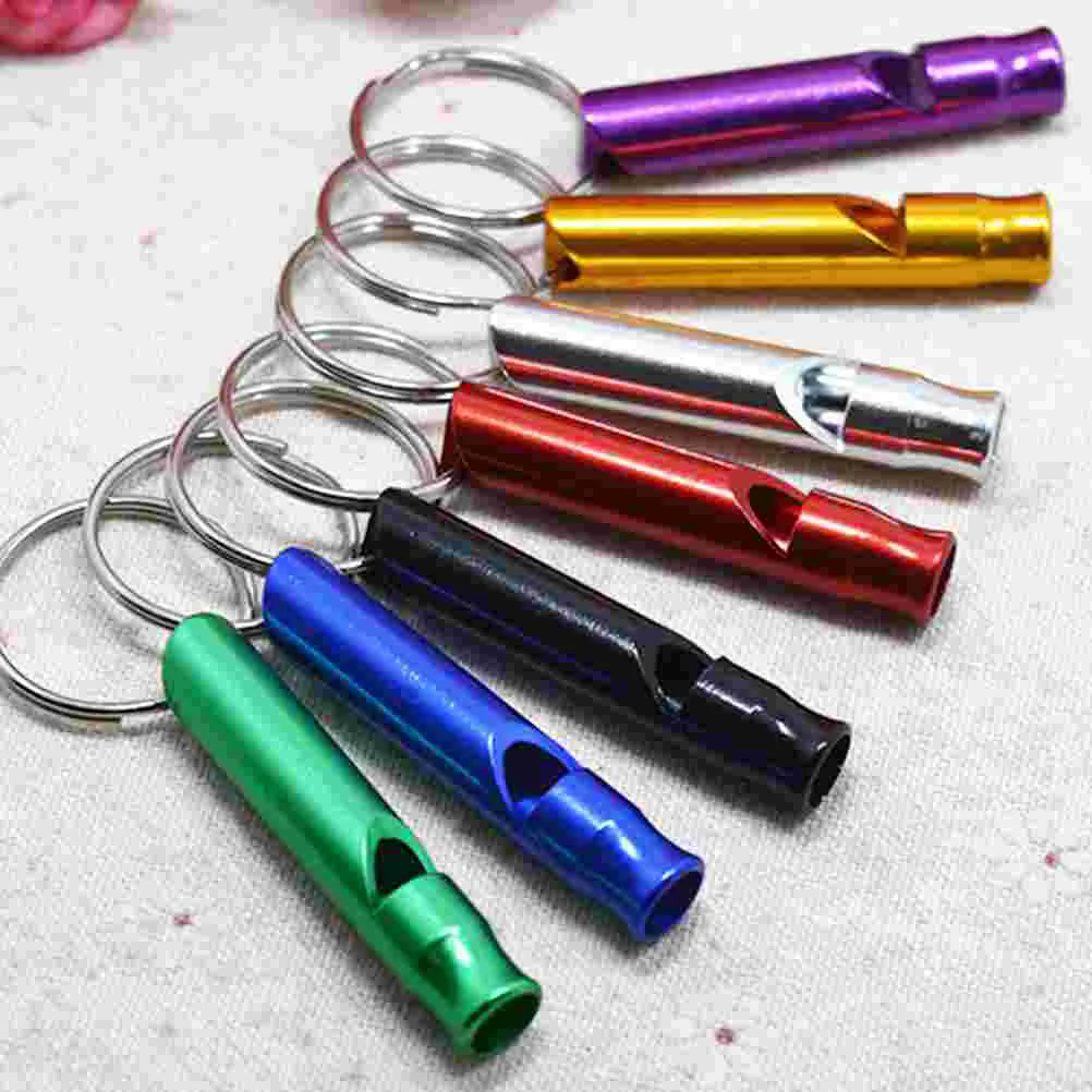 7 Pcs Metal Whistle Training Whistle Ultrasonic Pet Supply Dog Trainings Alloy Bird Pet Products