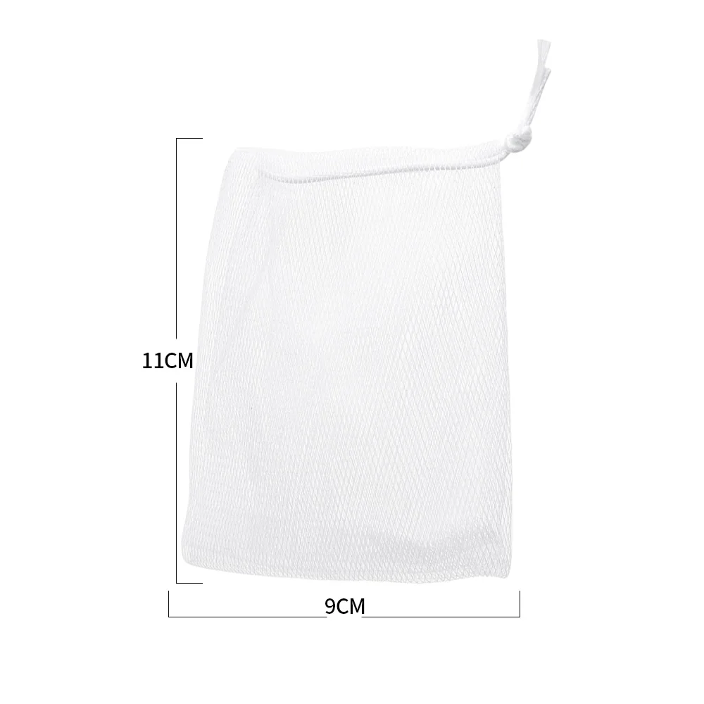 1/50Pcs Soap Foaming Net Bags Facial Cleanser Soap Exfoliating Mesh Drawstring Bag Shower Body Wash Bathroom Cleaning Supplies 6