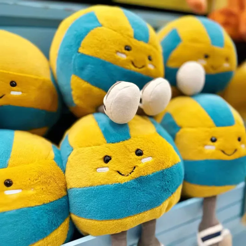 Jellycat Plush Ball Games Dolls Toy Basketball Doll Bedroom Decorations Billiards Black Eight Football Baby Dolls Pets Toys