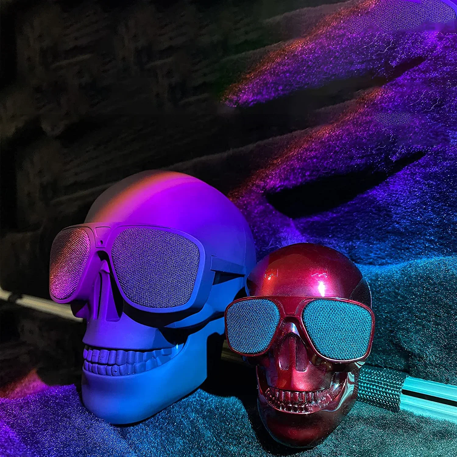 Wireless Bluetooth Skull Speaker - Portable Mini Stereo Sound with Enhanced Bass, 5W Audio Music Player