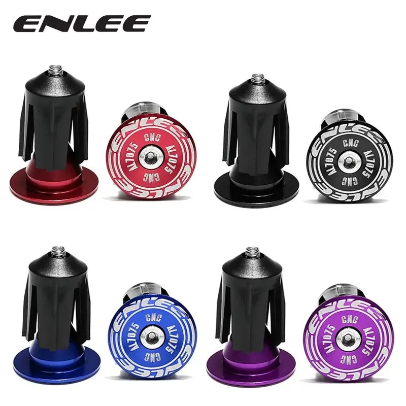 Bike Grip Handle Bar End Cap 1 Pair for Bicycle