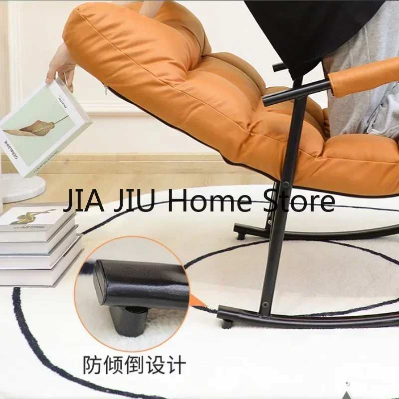 Lazy Sofa Chaise Lounge Rocking Recliner Balcony Home Chaise Lounge Relaxation Luxury Fauteuil Salon Terrace Furniture QF50TY