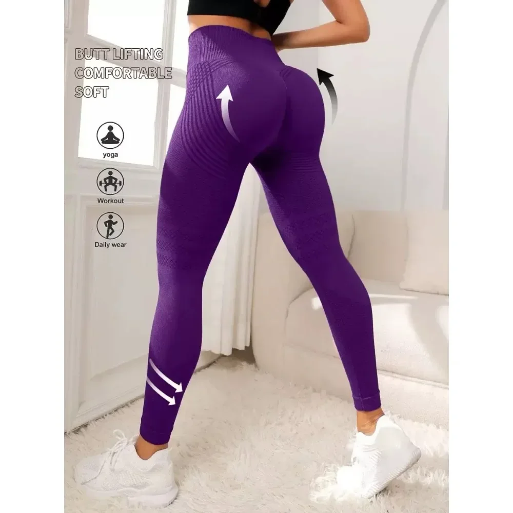 Slimove Cellulite 3D Leggings, High Waisted Butt Lifting Tummy Training Control, Anti Cellulite Legging for Gym Workout 1