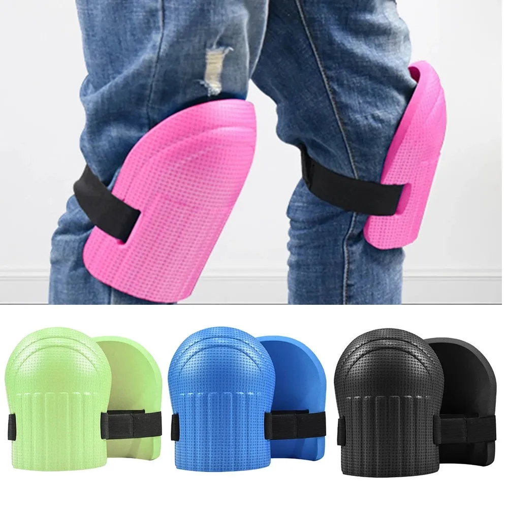 1 Pair Knee Protection Pad Tile Mud Workers Knee Paste Floor Garden Moisture Tools Brick Thickening Artifacts Work Cement kneeling mat